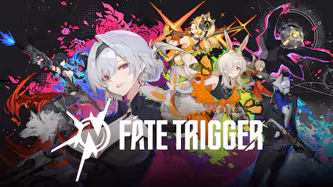 Fate Trigger close-up of advanced Striker mecha with detailed design and weaponry